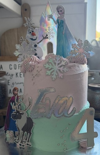 Frozen anna elsa set cake - elsa,