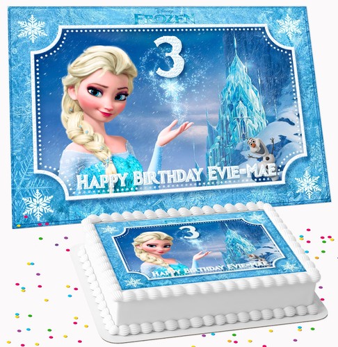 Frozen elsa compleanno glassa - frozen,