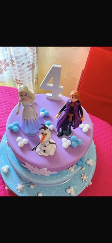 Torta scenografica frozen - scenografica,