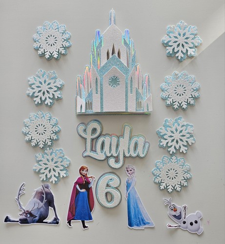 Set cake topper frozen - anna, &