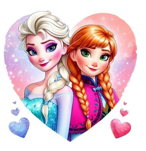 Frozen commestibile anna elsa - frozen,