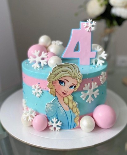 Torta scenografica frozen - torta,
