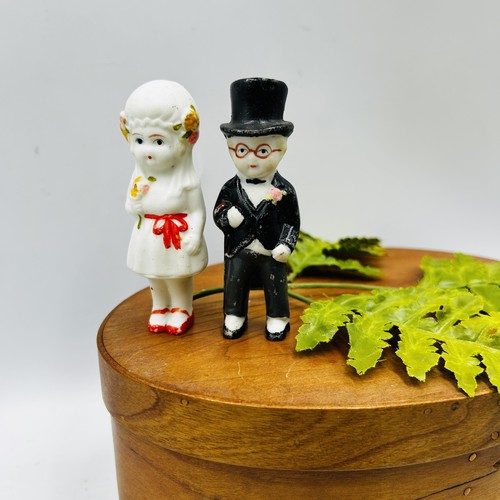 Cake topper ceramica vintage