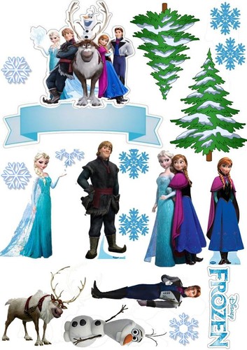 Frozen commestibile regina - frozen, la