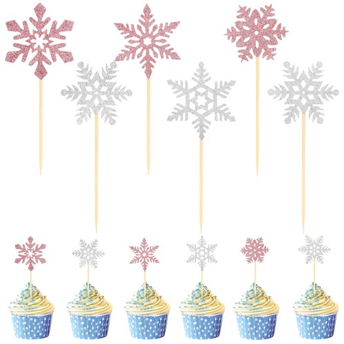 Fiocco neve cupcake - fiocco,